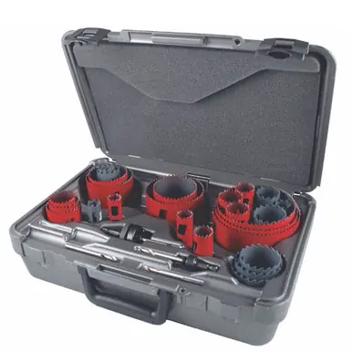 MK Morse MHSELE01 - Electrician‘s 29 Piece Bi-Metal Hole Saw Kit