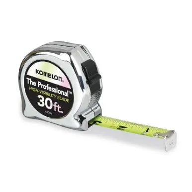 KOMELON 430HV The Professional 30ft. Chrome Tape Measure