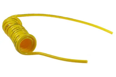 Coilhose Pneumatics PU38-50W1-Y Flexcoil, 3/8" x 50‘, Without Fittings, Yellow