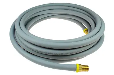 Coilhose Pneumatics L14R100N Lock-On Hose, 1/4" ID x 100‘, 1/4" MPT