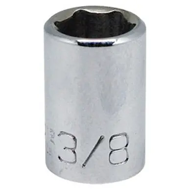 WHEELER-REX 275818 - 1/4" Drive, 3/8" 6pt. Socket