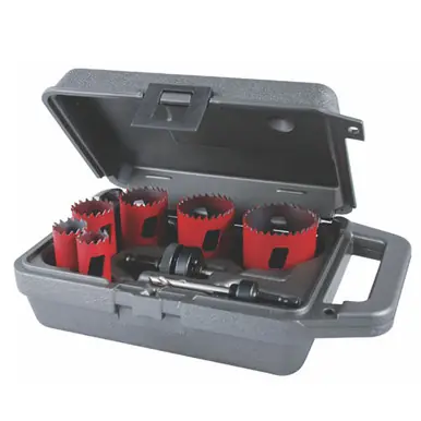 MK Morse MHS06L - Industrial 19 Piece Bi-Metal Hole Saw Kit