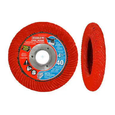 DIABLO DCC045040N01F - 4-1/2" Steel Demon Corner-Edge Flap Disc 40 Grit
