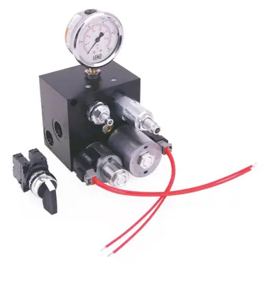 GRACO 127225 – Hydraulic Control Module with 3-Position 4-Way Valve (XD60/70/80 Hose Reels), 24V