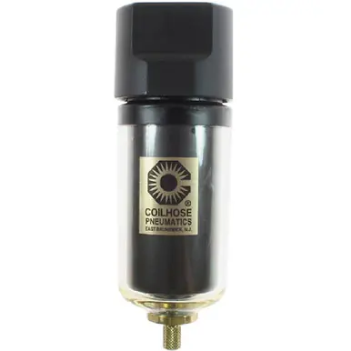 Coilhose Pneumatics 26F3-DS 26 Series 3/8" Filter, Auto Drain, Metal Bowl w/ Sight Glass