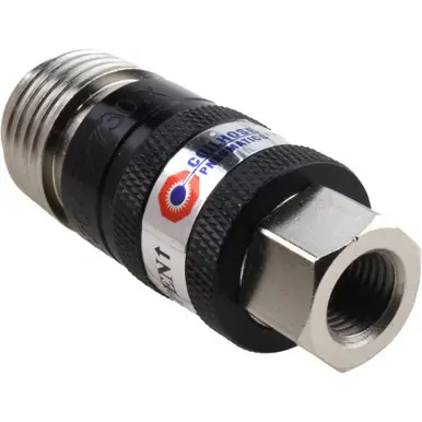 Coilhose Pneumatics 150USE-D12 - 5-in-1 Auto Safety Exhaust Coupler, 12 Pack