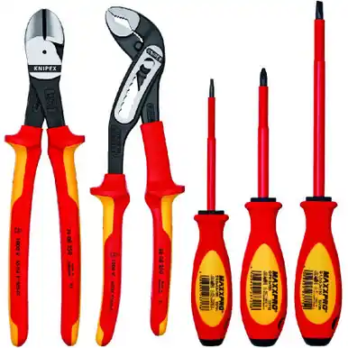 KNIPEX 989820US 5 piece Insulated Automotive Tool Set - 1000V Insulated