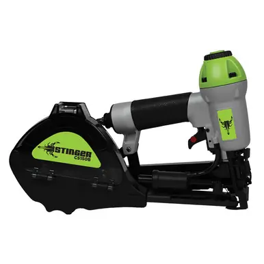 STINGER 136012 CS150B 18GA Plastic Cap Stapler, 3/8" Crown, 5/8" - 1-1/2"