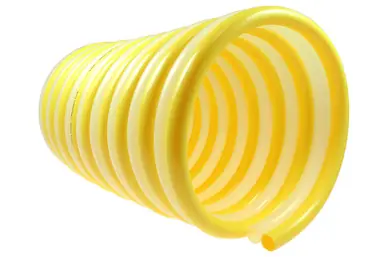 Coilhose Pneumatics N516Y-N516N-50 Twin Bonded Nylon Coil, 5/16" x 5/16" x 50‘, No Fittings, Yellow