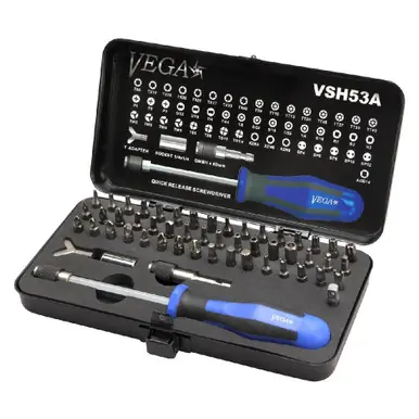 VEGA VSH53A - Insert Bit & Hand Driver Set 53pc