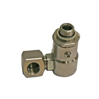 Reelcraft s602441-2 - 1/2" BSPP(F) x 1/2" BSPP(M) Stainless Steel Swivel, FKM Seals, 500 psi