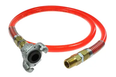 Coilhose Pneumatics PFD108-UC Durawhip 1/2" ID x 10‘, 1/2" MPT x Universal Coupler
