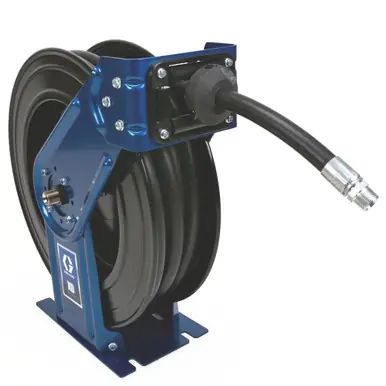 GRACO HSLC8B - XD30 Air/Water/Antifreeze Hose Reel, 1/2" x 75 ft, Blue