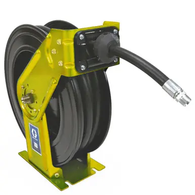 GRACO HSLC8F - XD30 Air/Water/Antifreeze Hose Reel, 1/2" x 75 ft, Yellow