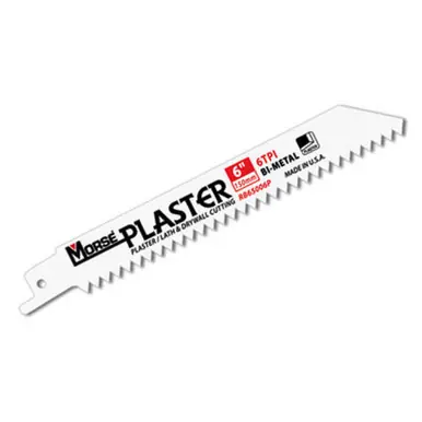 MK Morse RB65006PT50 - 6" 6TPI Plaster Reciprocating Saw Blades, 50ct