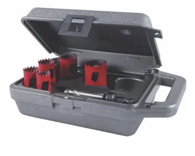 MK Morse MHS05M - Mechanic‘s 7 Piece Bi-Metal Hole Saw Kit