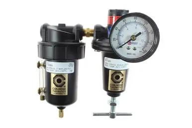 Coilhose Pneumatics FR140 General Purpose Series, Filter + Regulator 1/4", Bowl Guard