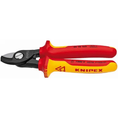 KNIPEX 9518165US 6 1/2‘‘ Cable Shears - 1000V Insulated