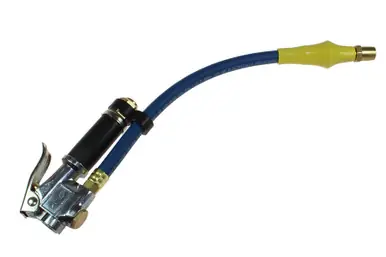 Coilhose Pneumatics TGC090 Inflator Gauge 10-90 PSI w/ 12" Hose, Straight Chuck