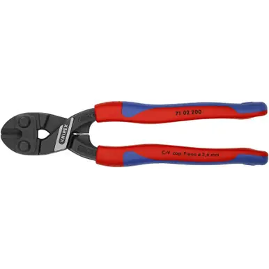 KNIPEX 7102200 8" High Leverage CoBolt Cutters-Comfort Grip