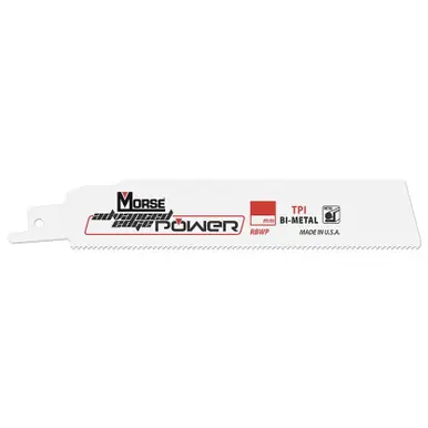 MK Morse RBWP94218T25 - 9" x 1" x .042 18 TPI Advanced Edge Bi-Metal Reciprocating Saw Blades, 25ct