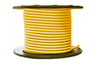 Coilhose Pneumatics YB6250Y Yellow Belly Hybrid PVC Bulk Hose Reel, 3/8 ID x 250‘, Without Fittings