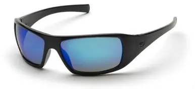 Pyramex SB5665D Ice Blue Mirror Lens Goliath Glasses