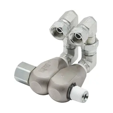 Reelcraft S600996-1 - 1/4" NPT(F) x 1/4" NPT(M) Carbon Steel Swivel, Buna Seals, 3000 psi