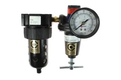 Coilhose Pneumatics FR120 General Purpose Series, Filter + Regulator 1/2", Bowl Guard