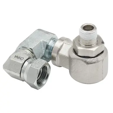 Reelcraft S600920-1 - 1/2" NPT(F) x 3/8" NPT(M) Carbon Steel Swivel, Buna Seals, 500 psi