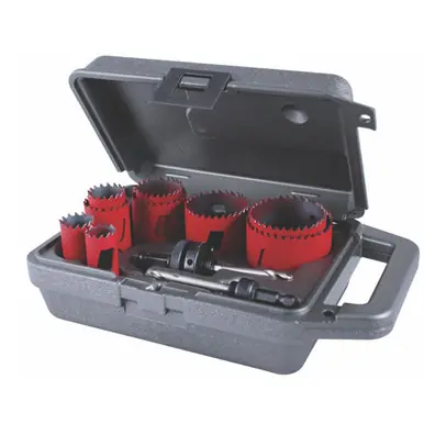 MK Morse MHS100 - Maintenance 12 Piece Bi-Metal Hole Saw Kit