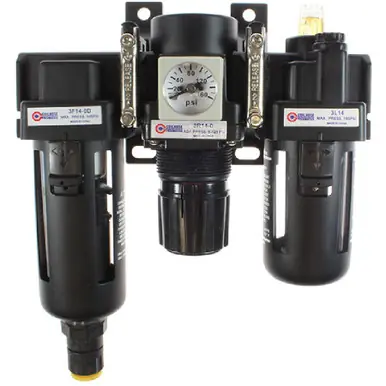 Coilhose Pneumatics 29-5T10-00D 29 Series Filter + Regulator + Lubricator, HiFlow, 1", Automatic, w/