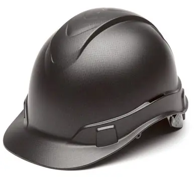 Pyramex HP 44117 Ridgeline Black Graphite Hard Hat
