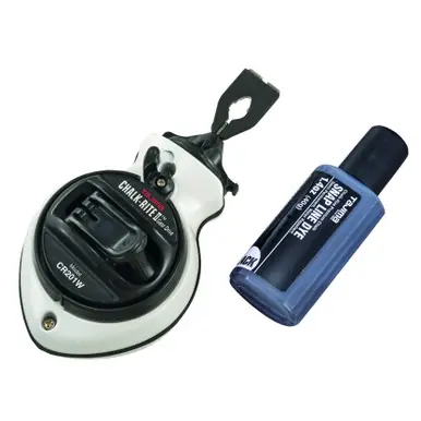 TAJIMA CR201W-P - Chalk-Rite II 1.0mm Extra Bold Chalk Line, White - 100ft