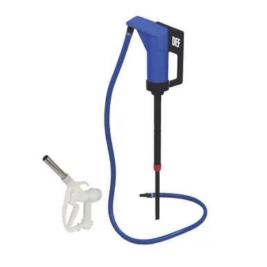 GRACO 127875 – LD Blue DEF Hand Pump Package (with 6 ft Dispense Hose, Ball Valve, Adjustable Down