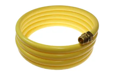 Coilhose Pneumatics N34-25A Nylon Coil, 3/4" x 25‘, 3/4" NPT Rigid & Swivel Fittings, Yellow