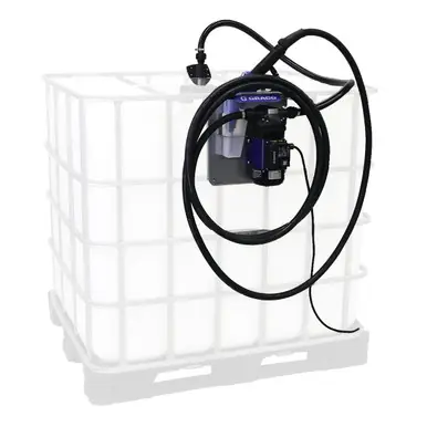 GRACO 24V645 - LD Blue Electric Pump Package - 5 ft Suction Hose Length - Manual Nozzle - SST Clamp