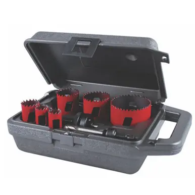 MK Morse MHS03U - Utility 8 Piece Bi-Metal Hole Saw Kit