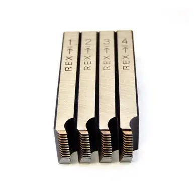 WHEELER-REX 60209 - 1" - 2" NPT Threading Dies (fits 60118 Die Head)