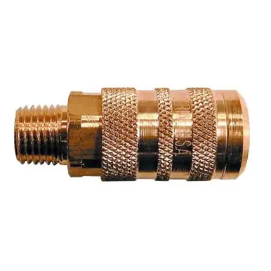 Coilhose Pneumatics 15X6M 1/4" 6-Point Industrial Coupler, 3/8" MPT