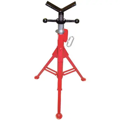 WHEELER-REX 850 - Folding Pipe Stand W/ V Head