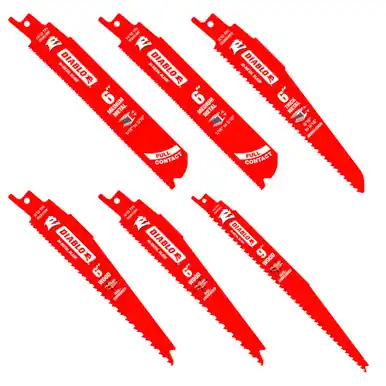 DIABLO DS006S - 6 PC Nail-Embedded Wood & Metal Cutting/Demolition Recip Set