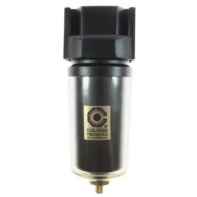 Coilhose Pneumatics 27C4-DS 27 Series 1/2" Coalescing Filter, Auto Drain, Metal Bowl w/ Sight Glass