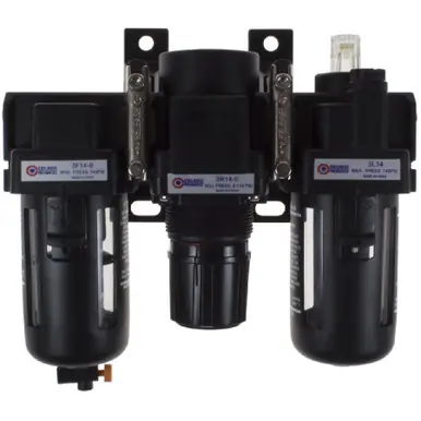 Coilhose Pneumatics 29-3T14-00 Filter, Regulator, Lubricator, 29 Series, 1/4"