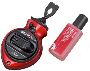 TAJIMA CR201R-PR - Chalk-Rite II 1.0mm Extra Bold Chalk Line, Red - 100ft