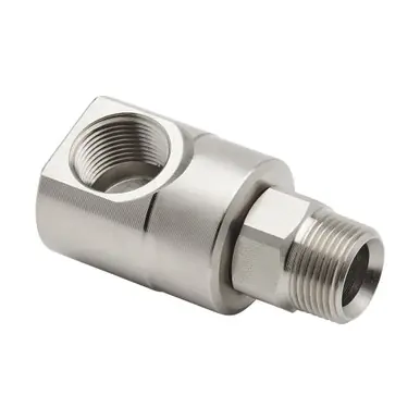 Reelcraft S602026-2 - 3/4" NPT(F) x 3/4" NPT(M) Carbon Steel Swivel, FKM Seals, 4500 psi