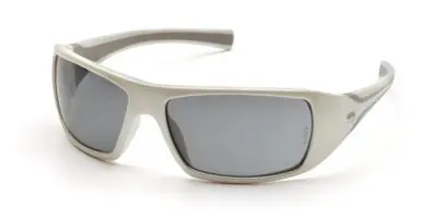 Pyramex SW5620D Goliath White Frame w/ Gray Lens Safety Glasses