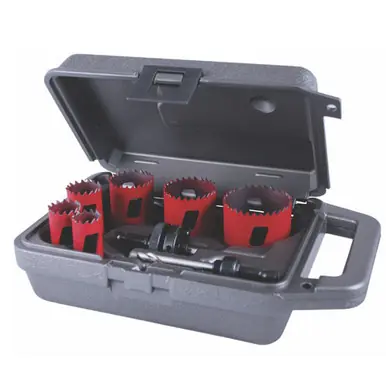 MK Morse MHS04P - Plumber‘s 8 Piece Bi-Metal Hole Saw Kit