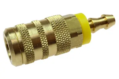Coilhose Pneumatics 15X4L 1/4" 6-Ball Industrial Coupler, 1/4 ID Lock-on