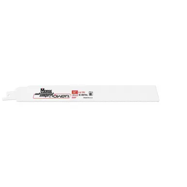 MK Morse RBWP124214T25 - 12" x 1 x .042, 14 TPI Advanced Edge Bi-Metal Recip Saw Blades 25ct